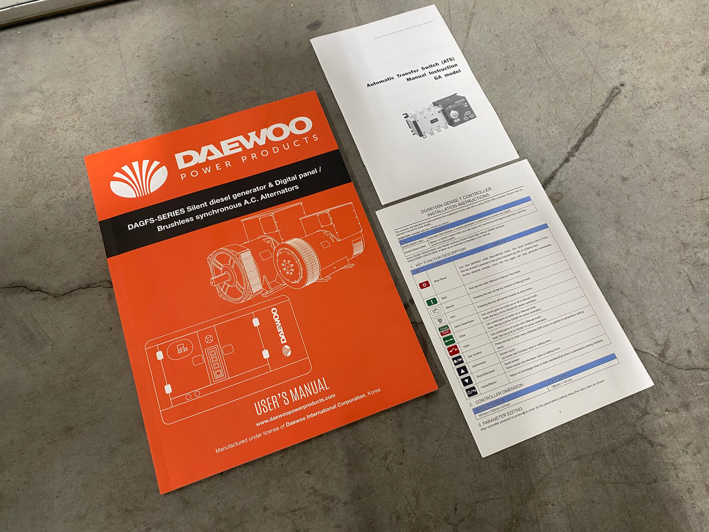 Diesel emergency generator 25 kVA