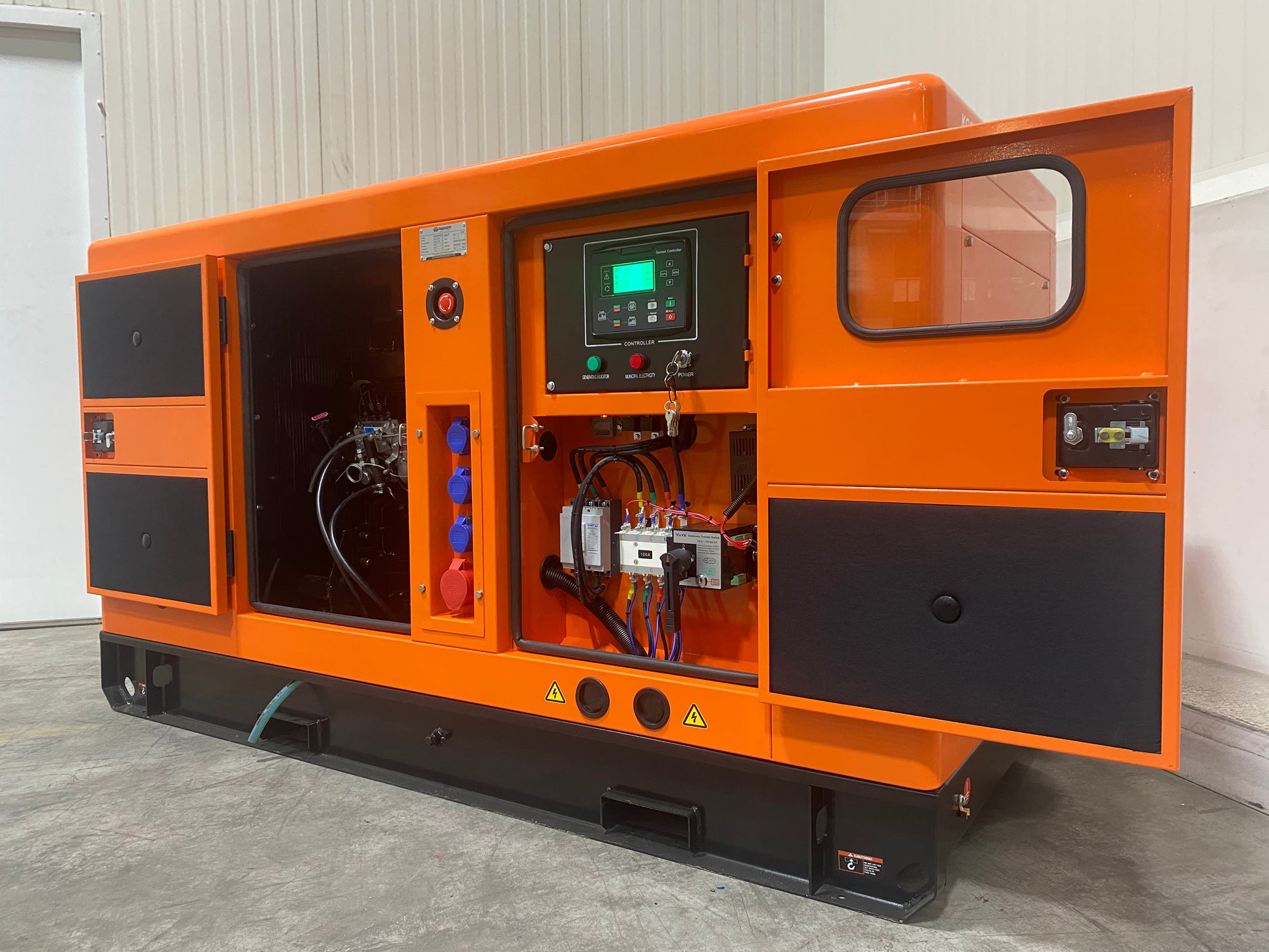 DeTec. Diesel generator 5500 Watt I 1-cilinder 4-takt motor stroomgenerator diesel stil 72 dB (A DeTec. Diesel generator 5500 Watt I 1-cilinder 4-takt motor stroomgenerator diesel stil 72 dB (A